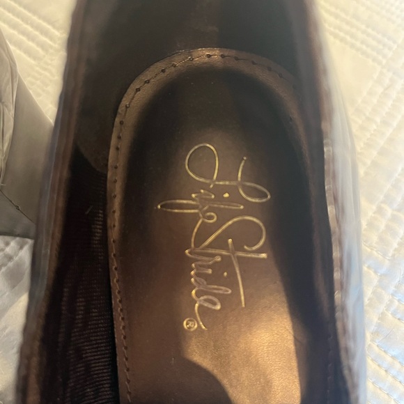 Life Stride Snakeskin Style Loafer with Heel - Picture 3 of 3